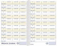 Adams Vehicle Mileage and Expense Journal, 5.25 x 8.5 Inches, White, (AFR12) Adams Vehicle Mileage and Expense Journal, 5.25 x 8.5 Inches, White, (AFR12)