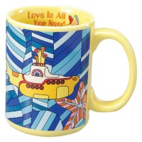 Vandor 64164 The Beatles Mug, Submarine, Yellow, 14-Ounce