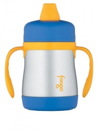 Thermos Foogo Phases Leak Proof Stainless Steel Sippy Cup, 7 Ounce, Blue/Yellow Thermos Foogo Phases Leak Proof Stainless Steel Sippy Cup, 7 Ounce, Blue/Yellow