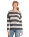 Jones New York Women's Petite Long-Sleeve Drop-Shoulder Scoop-Neck Sweater
