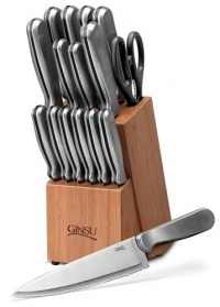 Ginsu 4816 16-Piece Stainless-Steel Knife Set with Bamboo Storage Block Ginsu 4816 16-Piece Stainless-Steel Knife Set with Bamboo Storage Block