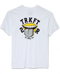 A cheeky graphic gives your weekend a kick with this graphic tee from Trukfit. A cheeky graphic gives your weekend a kick with this graphic tee from Trukfit.