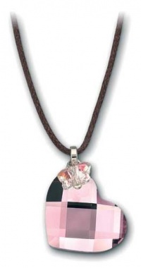 Swarovski Pink Heart and Mini AB Butterly Pendant 877254 Swarovski Pink Heart and Mini AB Butterly Pendant 877254