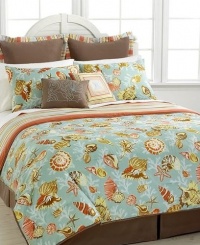 PEM America Barbado Queen 8 Piece Comforter Bed In A Bag Set PEM America Barbado Queen 8 Piece Comforter Bed In A Bag Set