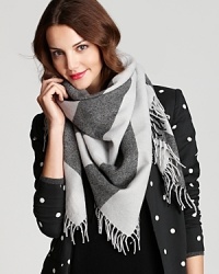 Make a statement in stripes with this plush wool scarf from MARC BY MARC JACOBS. Make a statement in stripes with this plush wool scarf from MARC BY MARC JACOBS.
