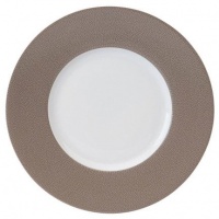 Philippe Deshoulieres Seychelles Taupe Dinner Plate 11 in