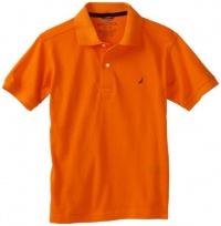 Nautica Sportswear Kids Boys 8-20 Short-Sleeves Solid Polo, Orange, Large Nautica Sportswear Kids Boys 8-20 Short-Sleeves Solid Polo, Orange, Large