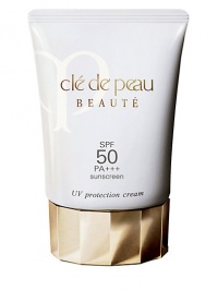 An advanced-performance daily sunscreen that helps prevent signs of aging while enhancing the natural beauty and suppleness of the skin. Contains Thyme and Turmeric extracts to prevent DNA damage to cells that cause wrinkle formation. Protects against UVA & UVB rays with an SPF 50 PA+++. Feather-light, non-greasy texture dries to a matte finish. Perfect for use under makeup. An advanced-performance daily sunscreen that helps prevent signs of aging while enhancing the natural beauty and suppleness of the skin. Contains Thyme and Turmeric extracts to prevent DNA damage to cells that cause wrinkle formation. Protects against UVA & UVB rays with an SPF 50 PA+++. Feather-light, non-greasy texture dries to a matte finish. Perfect for use under makeup.