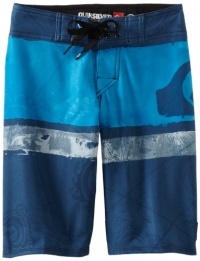 Quiksilver Boys 8-20 Cypher Kelly Nomad Boardshort, Vintage Blue, 24 Quiksilver Boys 8-20 Cypher Kelly Nomad Boardshort, Vintage Blue, 24