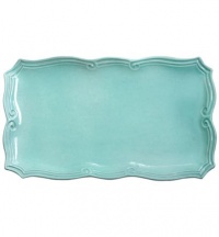 Vietri Incanto Aqua Baroque Rectangular Platter Vietri Incanto Aqua Baroque Rectangular Platter