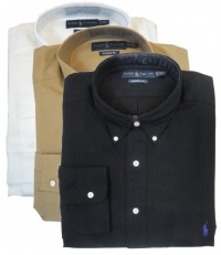 Polo Ralph Lauren Men's Big & Tall Classic-Fit Solid Poplin Shirt Polo Ralph Lauren Men's Big & Tall Classic-Fit Solid Poplin Shirt