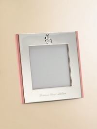 An adorable little frame in polished sterling silver. Fits 4 X 4 photo Made in SpainFOR PERSONALIZATIONSelect a quantity, then scroll down and click on PERSONALIZE & ADD TO BAG to choose and preview your monogramming options. Please allow 2 weeks for delivery. An adorable little frame in polished sterling silver. Fits 4 X 4 photo Made in SpainFOR PERSONALIZATIONSelect a quantity, then scroll down and click on PERSONALIZE & ADD TO BAG to choose and preview your monogramming options. Please allow 2 weeks for delivery.