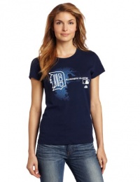 MLB Detroit Tigers Authentic Collection Change Up Crew Neck Women's T-Shirt Navy MLB Detroit Tigers Authentic Collection Change Up Crew Neck Women's T-Shirt Navy