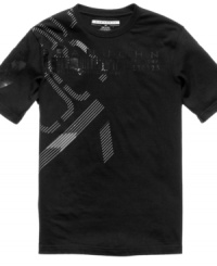 Shake it up. Get ready to make the earth move in this mysterious graphic tee from Sean John. Shake it up. Get ready to make the earth move in this mysterious graphic tee from Sean John.