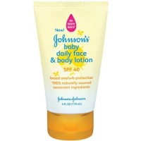 Johnson & Johnson Baby Daily Face and Body Sunscreen Lotion, SPF 40, 4 Ounce Johnson & Johnson Baby Daily Face and Body Sunscreen Lotion, SPF 40, 4 Ounce