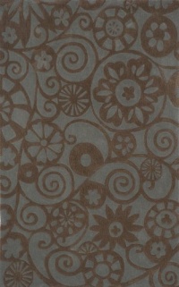 Momeni BLISSBS-08TEL3656 Bliss Rug, Teal Momeni BLISSBS-08TEL3656 Bliss Rug, Teal