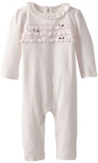 Hartstrings Baby-girls Infant Long Sleeve Knit Romper, White/Pink Heart Print, 12 Months Hartstrings Baby-girls Infant Long Sleeve Knit Romper, White/Pink Heart Print, 12 Months