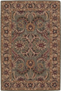 Nourison Rugs India House Collection IH18 Green Rectangle 3'6 x 5'6 Area Rug Nourison Rugs India House Collection IH18 Green Rectangle 3'6 x 5'6 Area Rug