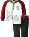 Calvin Klein Boys 2-7 Hooded Top With Jeans, Multi, 3T