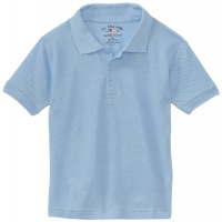 U.s. Polo School Uniform Boys 8-20 Short Sleeve Pique Ribbed Polo Shirt