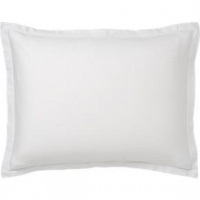 Diane von Furstenberg Sensational Solids King Pillow Sham White Diane von Furstenberg Sensational Solids King Pillow Sham White