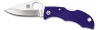 Spyderco Ladybug 3 Plain Edge Knife, Purple