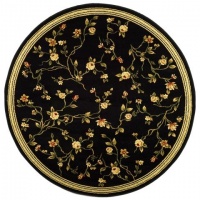 Safavieh Lyndhurst Collection LNH220A Round Area Rug, 5-Feet 3-Inch, Black Safavieh Lyndhurst Collection LNH220A Round Area Rug, 5-Feet 3-Inch, Black