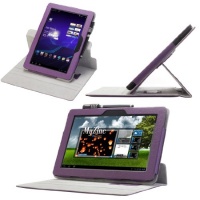MoKo(TM) 360 Degree Rotating Cover Case for Asus Transformer Pad TF300, Purple (with Vertical and Horizontal Stand, Stylus Loop, and MicroSD Slot) MoKo(TM) 360 Degree Rotating Cover Case for Asus Transformer Pad TF300, Purple (with Vertical and Horizontal Stand, Stylus Loop, and MicroSD Slot)