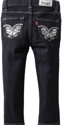 Levi's Girls 2-6X Sabrina Butterfly Denim Legging, Night Out, 4T Levi's Girls 2-6X Sabrina Butterfly Denim Legging, Night Out, 4T