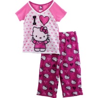 Hello Kitty I Heart Kitty Pink Pajamas 4-10 Hello Kitty I Heart Kitty Pink Pajamas 4-10