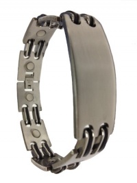 Dynamis jewelry 7-Link 16mm wide magnetic stainless steel bracelet Dynamis jewelry 7-Link 16mm wide magnetic stainless steel bracelet