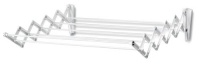 Polder Wall-Mount 24-Inch Accordion Clothes Dryer, White Polder Wall-Mount 24-Inch Accordion Clothes Dryer, White