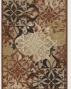 Couristan 5714/0136 URBANE Gatesby 28-Inch by 94-Inch Polypropylene Area Rug, Tan/Terra Cotta