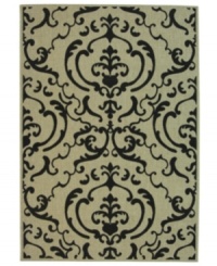Safavieh takes classic beauty outside of the home with this elegant rug, created with a specially designed sisal weave. In eye-catching beige and black colorways, this engaging piece makes the most of any outdoor patio, porch or balcony. (Clearance) Safavieh takes classic beauty outside of the home with this elegant rug, created with a specially designed sisal weave. In eye-catching beige and black colorways, this engaging piece makes the most of any outdoor patio, porch or balcony. (Clearance)