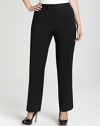 With clean lines and modern tailoring, these Lafayette 148 New York Plus pants shake up the classic menswear-inspired silhouette. Elevate the style with dainty heels for the perfect boy-meets-girl mix.