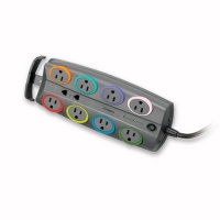 Kensington 62688 SmartSockets Basic Adapter 8-Outlet Color-Coded Power Strip and Surge Protector