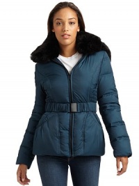 THE LOOKZip-out fur-lined hooded backRemovable fur collarZip frontCinched, smocked detailing at sidesBelted waistDual curved pocketsTHE FITAbout 30 from shoulder to hemTHE MATERIALShell: polyesterFill: down/feathersFaux fur trim: acrylic/polyesterCARE & ORIGINDry cleanModel shown is 5'9 (175cm) wearing US size Small. THE LOOKZip-out fur-lined hooded backRemovable fur collarZip frontCinched, smocked detailing at sidesBelted waistDual curved pocketsTHE FITAbout 30 from shoulder to hemTHE MATERIALShell: polyesterFill: down/feathersFaux fur trim: acrylic/polyesterCARE & ORIGINDry cleanModel shown is 5'9 (175cm) wearing US size Small.