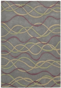 Nourison Citi Limits Rug Silver, 5' x 7' 6 Nourison Citi Limits Rug Silver, 5' x 7' 6