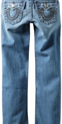 True Religion Boys 8-20 Jack Leather Cut Logo Jean, High Plains Med, 10 True Religion Boys 8-20 Jack Leather Cut Logo Jean, High Plains Med, 10