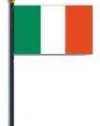 Ireland Flag 4 x 6 inch World Stick Flag made in USA by Annin