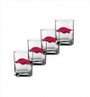 NCAA Arkansas Razorbacks Set of 4 Double Old Fashioned Glasses, 14-Ounce