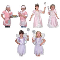 Melissa And Doug Princess Fairy and Waitress Role Play Costume Set of 3 Melissa And Doug Princess Fairy and Waitress Role Play Costume Set of 3