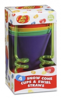 Jelly Belly Silicone Cups and Swirl Straws