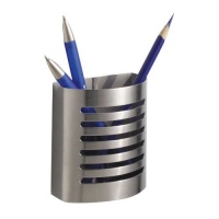 InterDesign Forma Magnetic Pencil Cup, Brushed Stainless Steel InterDesign Forma Magnetic Pencil Cup, Brushed Stainless Steel
