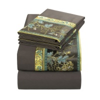 Natori Potala Palace 400TC Flat Sheet - Espresso Bean - Queen Natori Potala Palace 400TC Flat Sheet - Espresso Bean - Queen