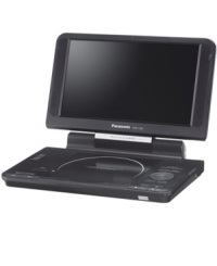 The Panasonic DVD-LS92 Portable DVD Player provides a high-quality LCD screen in a compact design. Enjoy extended viewing without recharging with the 11-Hour long-life battery. The large 9 widescreen display pivots for free-style viewing so you can adjust the position for optimum comfort and image quality. The Panasonic DVD-LS92 Portable DVD Player provides a high-quality LCD screen in a compact design. Enjoy extended viewing without recharging with the 11-Hour long-life battery. The large 9 widescreen display pivots for free-style viewing so you can adjust the position for optimum comfort and image quality.