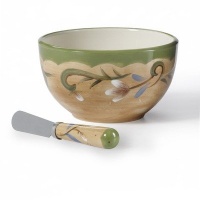 Tuscany Floral 2-Piece Dip Mix Set in Sand Tuscany Floral 2-Piece Dip Mix Set in Sand