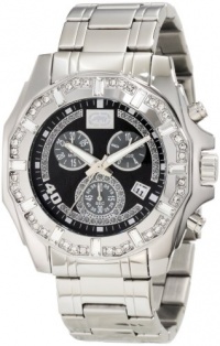 Rhino by Marc Ecko Men's E8M055MV Stone on Metal Three-Eye Chronograph Watch