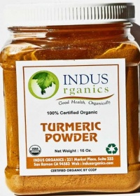 Indus Organic Turmeric (Curcumin) Powder Spice Pack 1 Lb, High Purity, Freshly Packed Indus Organic Turmeric (Curcumin) Powder Spice Pack 1 Lb, High Purity, Freshly Packed