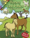 Horses and Ponies: Coloring and Sticker Fun (Dover Coloring Books)